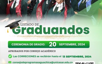 Conoce el listado de graduandos