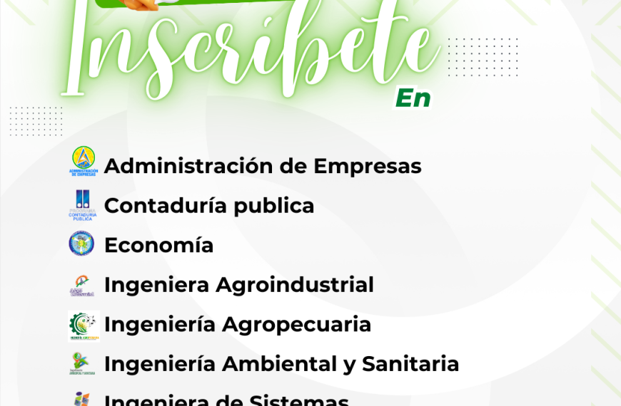 Inscripciones abiertas en la UPC Aguachica para los programas de pregrado para el período 2025-1.