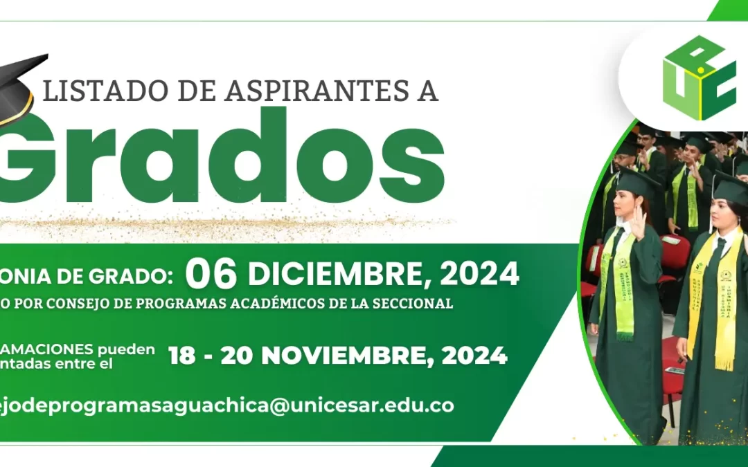 LISTADO DE GRADUANDOS 06 DIC 2024